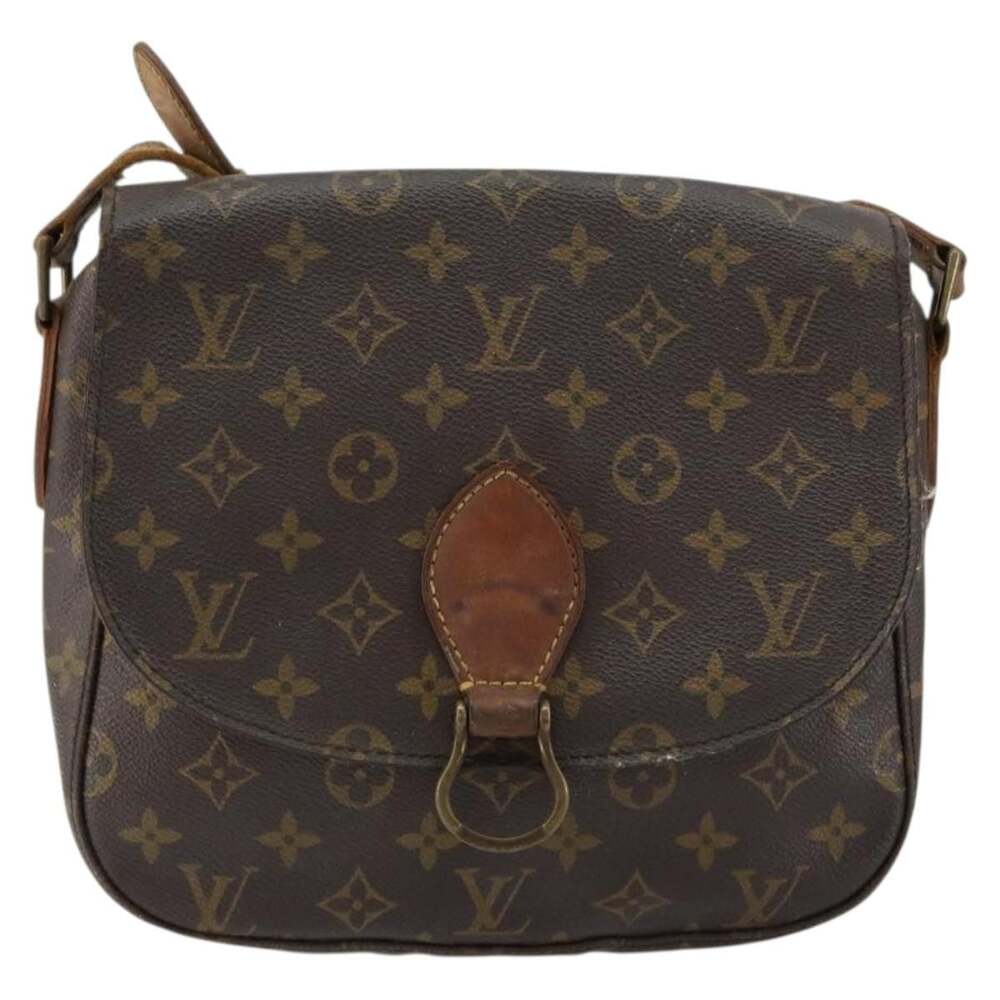 Louis Vuitton Monogram Saint Cloud GM Shoulder Bag Brown